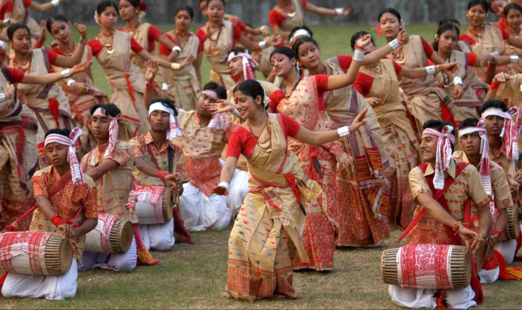 Bohag Bihu in the North Eastern States of India